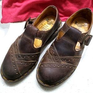 Women's Doc Martens T-Strap Oxford.